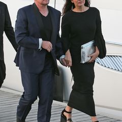 Etwas müde wirkten U2-Frontmann Bono und seine Frau Ali Newson.