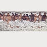 Zu seinem Musikvideo "Famous" legt sich Kanye West gleich mit zwölf Promis nackt ins Bett, bedeckt mit einem Lacken. Die Beteiligten sind nicht alle aus Haut und Knochen, sondern Silikonpuppen.