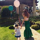 September 2016   Happy Birthday kleine Theodora! Robbie und Ayda verwöhnen das Geburtstagskind mit bunten Luftballons und Meerjungfrauen zum vierten Geburtstag.