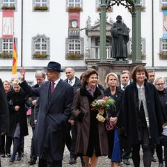 Tag 4  Das schwedische Königspaar wird in Wittenberg herzlich begrüßt.