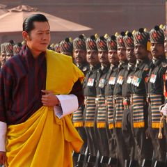 König Jigme Singye Wangchuckbestieg 2006 den Thron des Himalaya-Staates Bhutan.