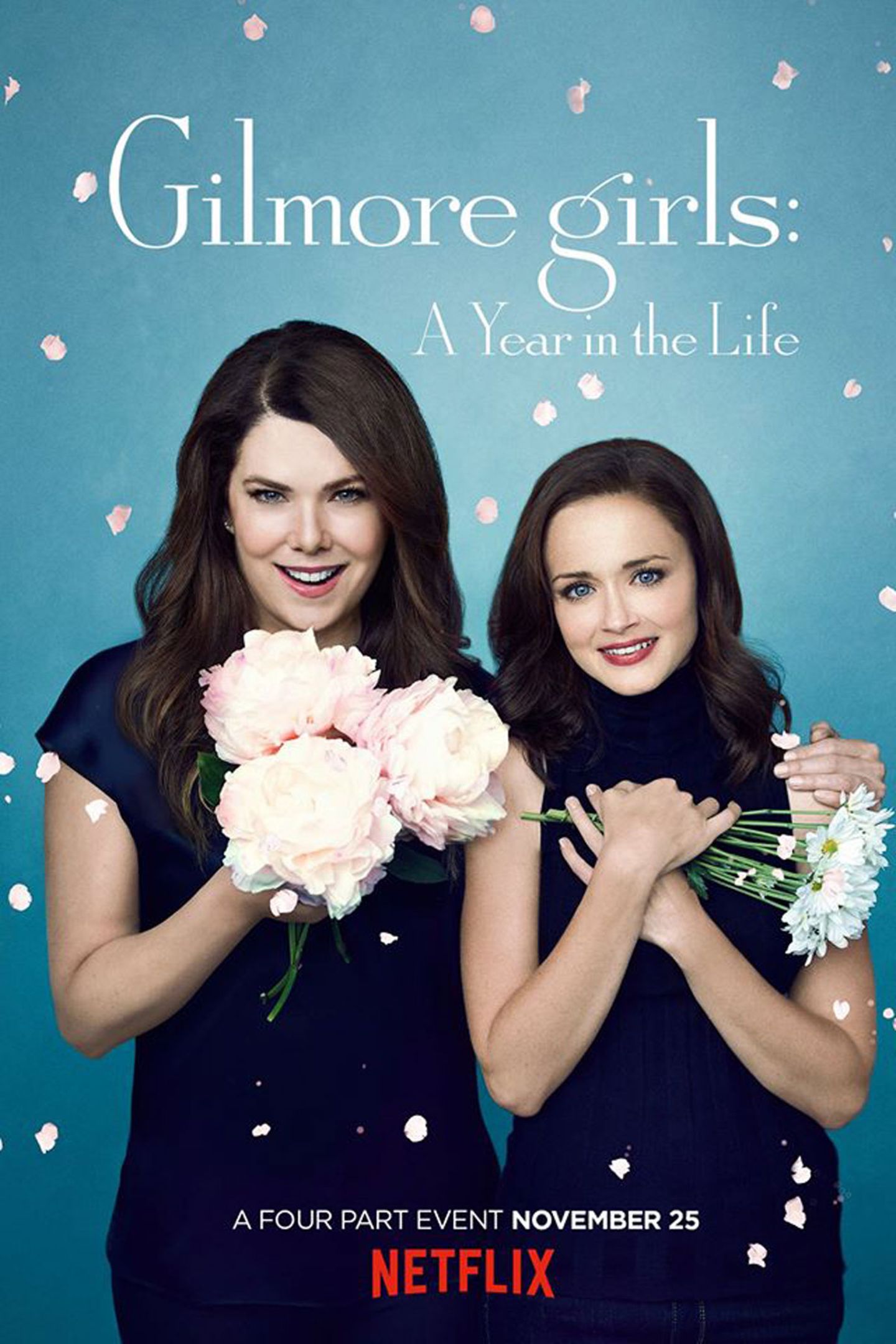 Ein Blütenregen auf dem Frühlingsplakat - dürfen sich Fans etwa über die Hochzeit von Lorelai oder sogar Rory freuen?