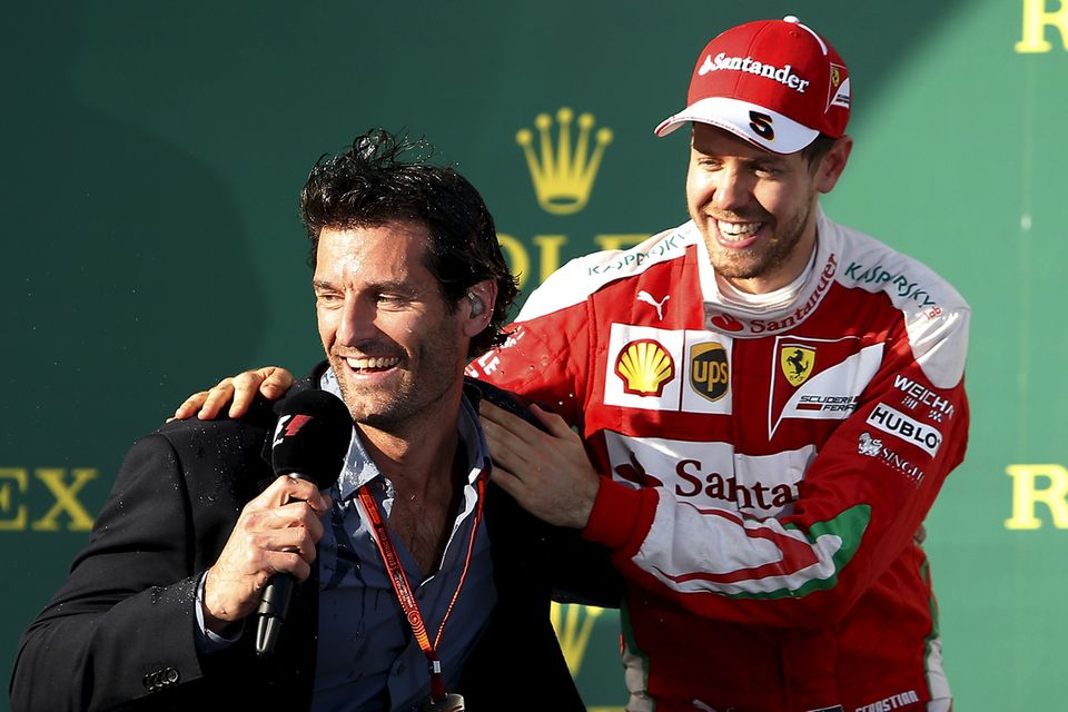 Der ehemalige Formel-1-Weltmeister Mark Webber hat sich zwar schon zur Ruhe gesetzt, gehört aber immer noch zu den attraktivsten Charakteren der Motorsportwelt. Ebenso wie Ferrari-Pilot Sebastian Vettel, aber der ist ja sowieso auch längst vom Markt. Der ehemalige Formel-1-Weltmeister Mark Webber hat sich zwar schon zur Ruhe gesetzt, gehört aber immer noch zu den attraktivsten Charakteren der Motorsportwelt. Ebenso wie Ferrari-Pilot Sebastian Vettel, aber der ist ja sowieso auch längst vom Markt.