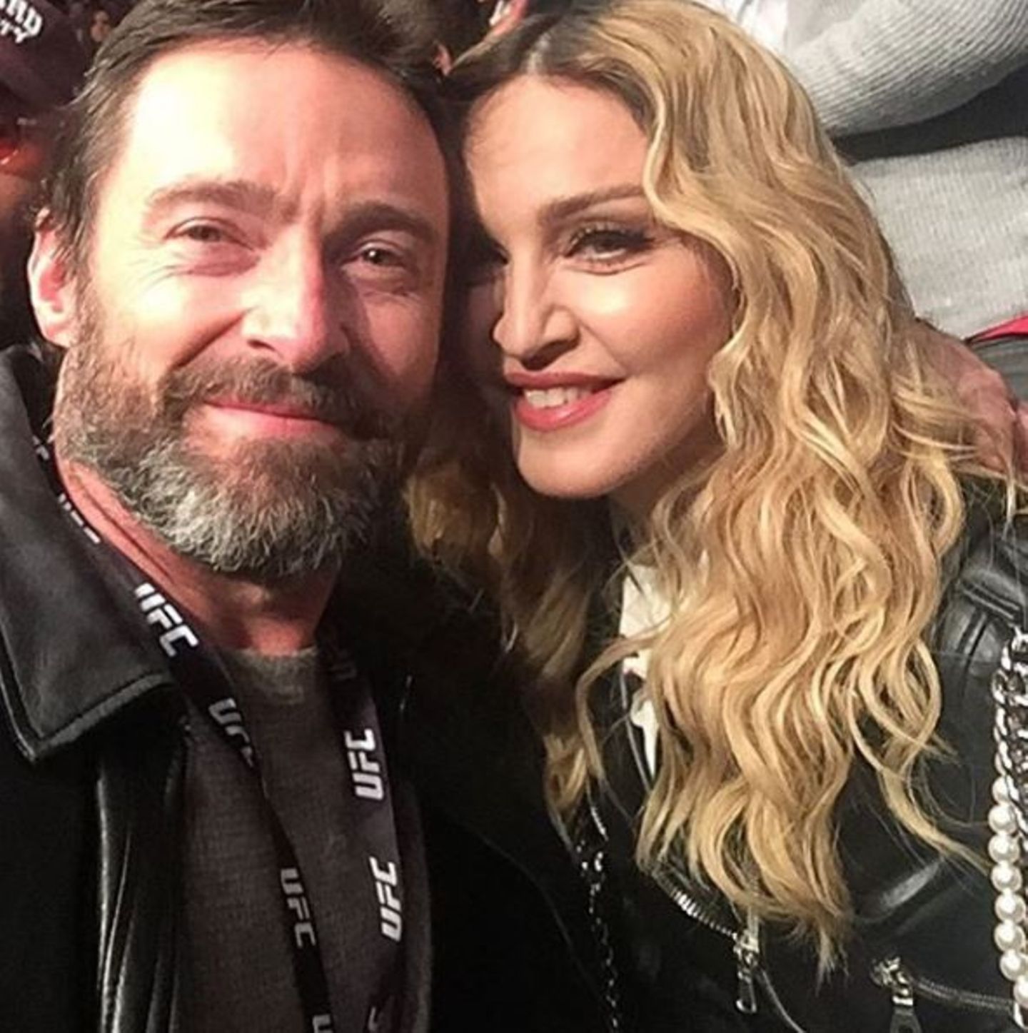 Hugh Jackman und Madonna lassen sich den UFC-Kampf von Conor McGregor nicht entgehen.