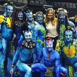 Cirque Du Soleil ist mit "Toruk – The First Flight" gerade in Los Angeles. Inspiriert ist die Show von James Cameron's "Avatar". Heidi Klum hat die Ehre mit den Akrobaten ein Erinnerungsfoto zu machen und teilt es mit ihren Fans.