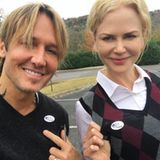 Auch Nicole Kidman und Ehemann Keith Urban sind zur Wahl gegangen.