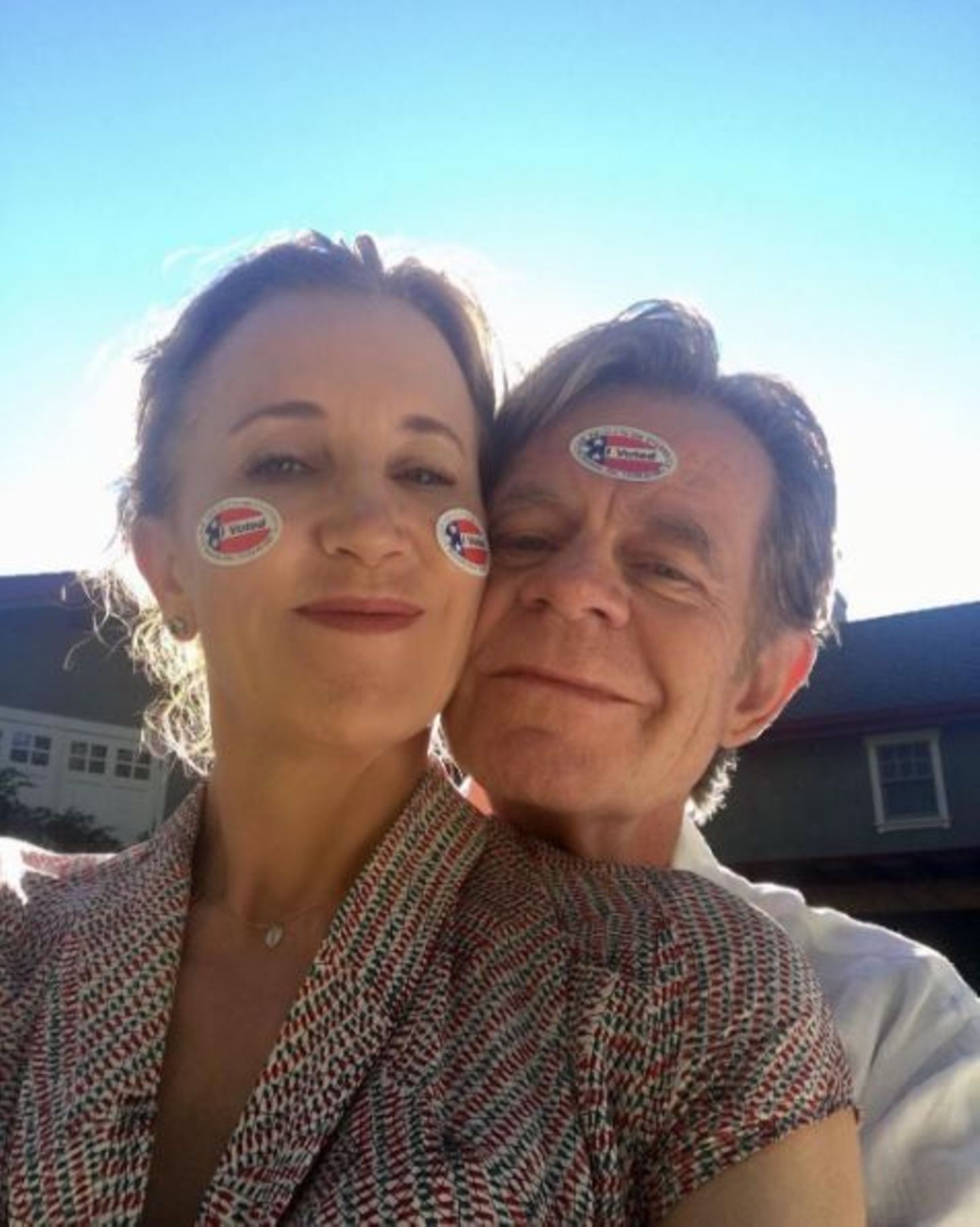 Schauspielerin Felicity Huffman und ihr Ehemann William Macy: "Wir lieben Hillary!"