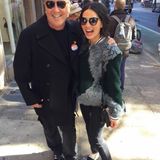 Olivia Munn trifft auf ihrem Weg zur Wahl Modedesigner Michael Kors.