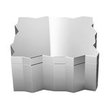 Glänzendes Versteck: Box "Frammenti" aus poliertem Aluminium (Driade, 15 cm hoch, ca. 150 Euro)