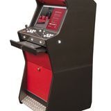 Las-Vegas-Feeling: Der "TLC Maxi Tab" im Flipper-Look ist oben Computer, unten Minibar (Tonino Lamborghini Casa, 151 cm hoch, Preis auf Anfrage)