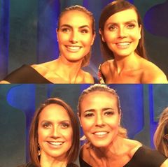 Camilla Belle und Anne Fulenwider waren zu Gast bei Heidi Klums Show "Project Runway": Dank Heidis "face-swap"-Vorliebe sind wir jetzt total verwirrt.