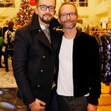 Modemänner unter sich: Thorsten Mindermann (H&M) und Marcus Luft (stellv. Chefredakteur und Modechef GALA)