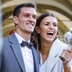 Simon Zoller und Laura Wontorra