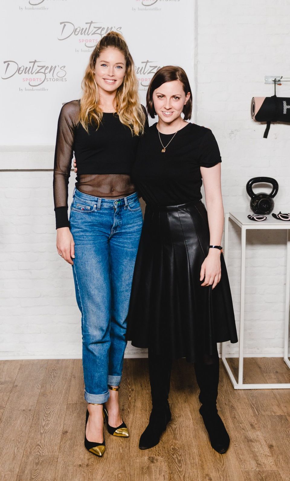 Doutzen Kroes im Interview: Doutzen Kroes mit GAL-Redakteurin Kathrin Doutzen Kroes und GALA-Redakteurin Kathrin