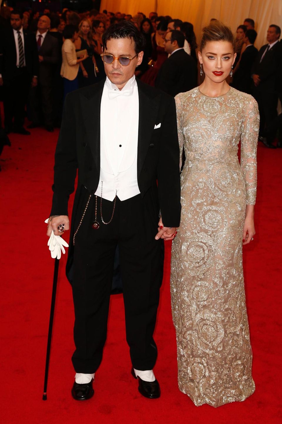 Johnny Depp + Amber Heard