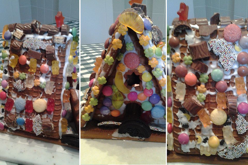 Christmas Challenge 2016: Drei kleine Zuckerbäcker, drei Vorstellungen davon, wie sich die Deko am besten verteilen lässt ... Drei kleine Zuckerbäcker, drei Vorstellungen davon, wie sich die Deko am besten verteilen lässt ...