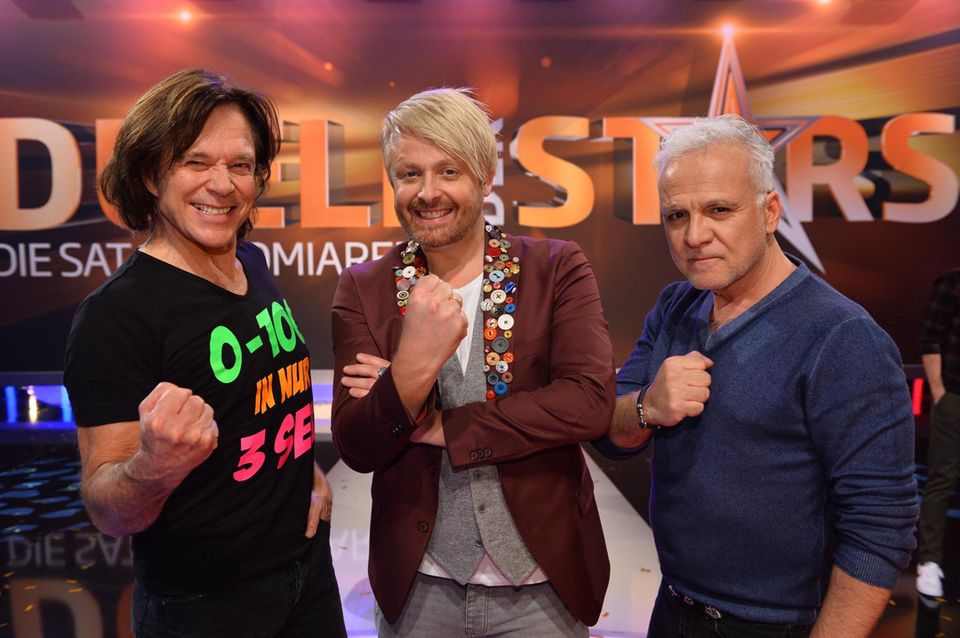 Nino De Angelo: Jürgen Drews, Ross Anthony und Nino De Angelo bei "Duell der Stars" Jürgen Drews, Ross Anthony und Nino De Angelo bei "Duell der Stars"