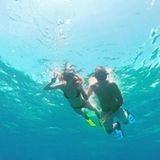 27. Juli 2016 - im Meer   Schnorcheln mit dem Liebsten, perfekter Ulaubstag im Leben von Heidi Klum.