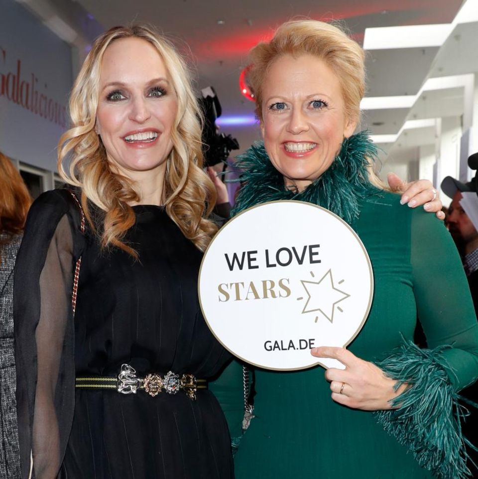 Barbara Schöneberger und GALA-Chefredakteurin Anne Meyer-Minnemann haben ein Faible für Stars.
