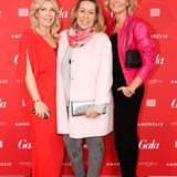 Astrid Bleeker, Brand Solutions Director GALA, (Styling von La Biosthétique) mit Martina Buckenmaier und Katja Rechner von Riani