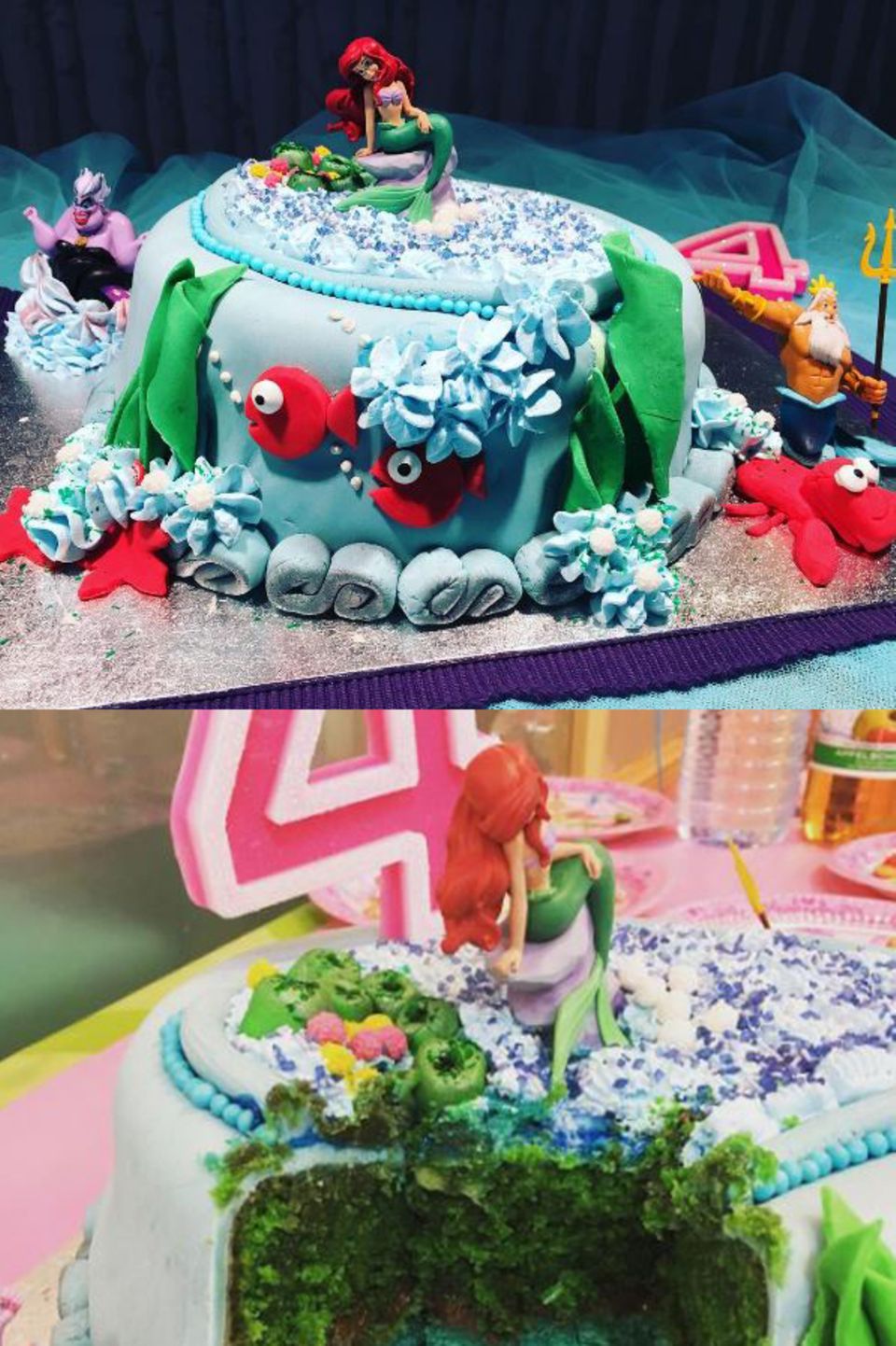 Lang hat die Zubereitung gedauert, aber es hat sich gelohnt: Jana Ina Zarrella zauberte diese wunderschöne Torte in Anlehnung an "Arielle, die Meerjungfrau". "Happy Birthday, meine Arielle!" - postete die Vorzeigemama. Lang hat die Zubereitung gedauert, aber es hat sich gelohnt: Jana Ina Zarrella zauberte diese wunderschöne Torte in Anlehnung an "Arielle, die Meerjungfrau". "Happy Birthday, meine Arielle!" - postete die Vorzeigemama.