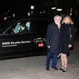 Mit dem BMW-Shuttle-Service der Kälte in Berlin trotzen, das nutzen auch Dieter Hallervorden und Christiane Zander. 