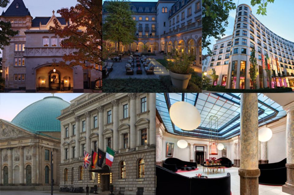 Gewinnspiel: Aus diesen drei Hotels - "Hotel de Rome" in Berlin, "Villa Kennedy" in Frankfurt oder "The Charles Hotel" in München - können Sie wählen. Aus diesen drei Hotels - "Hotel de Rome" in Berlin, "Villa Kennedy" in Frankfurt oder "The Charles Hotel" in München - können Sie wählen.