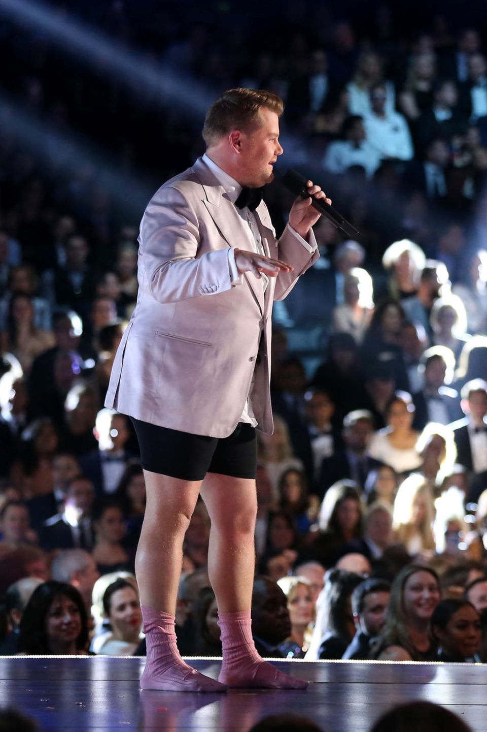 Wenn James Corden die Grammy-Verleihung moderiert, sind lustige Momente garantiert. Wenn James Corden die Grammy-Verleihung moderiert, sind lustige Momente garantiert.