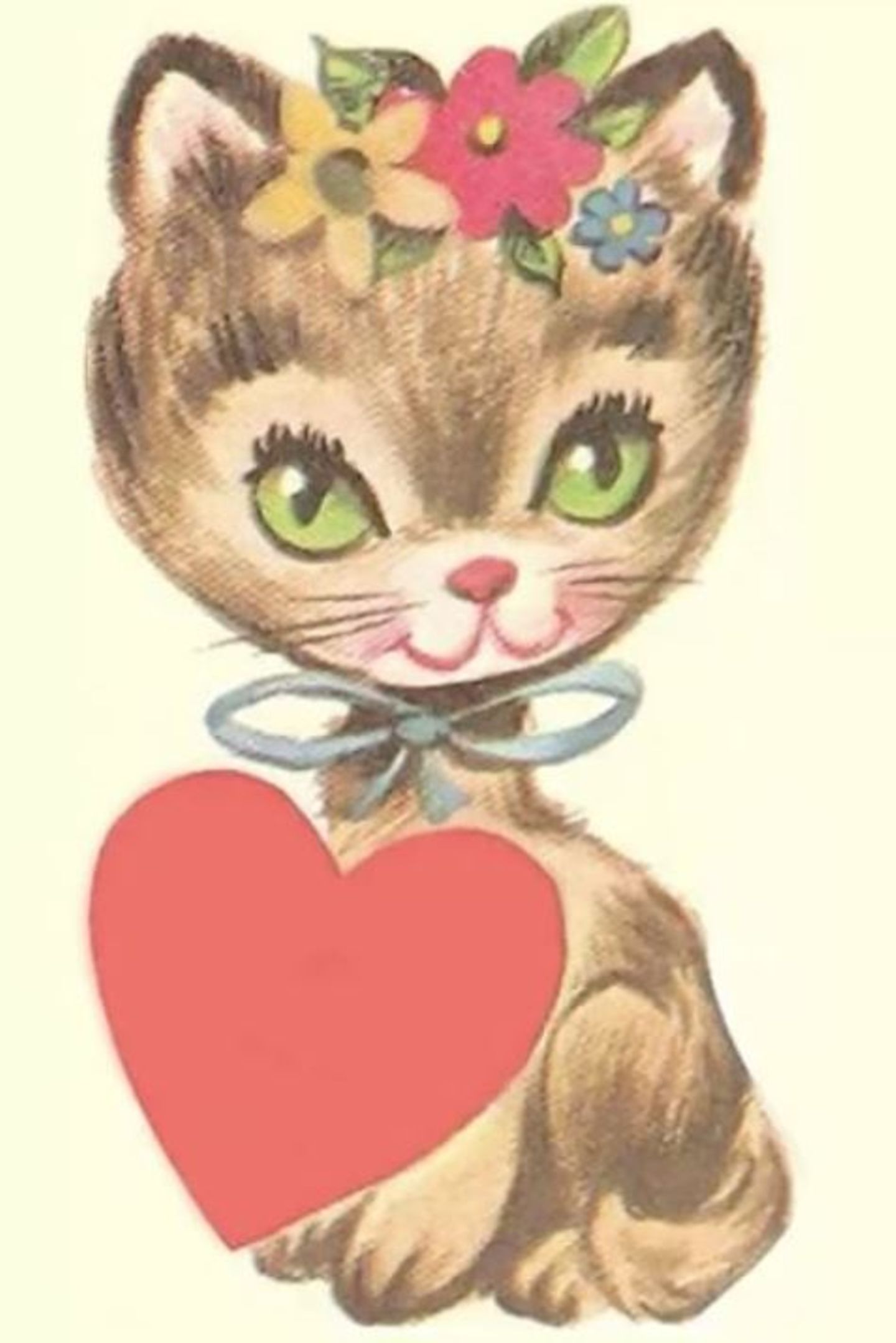 Schnurr: Katy Perry postet eine Kätzchenzeichnung mit Herz.