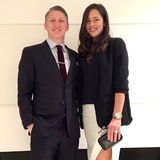 "My Valentine" - postet Ana Ivanovic. Das ehemalige Tennisass und der Fußballer Bastian Schweinsteiger feiern ihren ersten Valentinstag als Ehepaar.