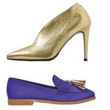 April: 1. Aede, ca. 250 Euro; 2. Made by Sarenza, ca. 120 Euro; 3. Topshop, ca. 80 Euro