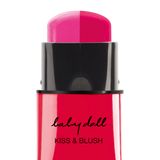 Neon-Pink und Himbeer für Wangen und Lippen "Babydoll Kiss & Blush Duo Stick – N°5 from Darling to Hottie" von Yves Saint Laurent, ca. 30 Euro, limitiert