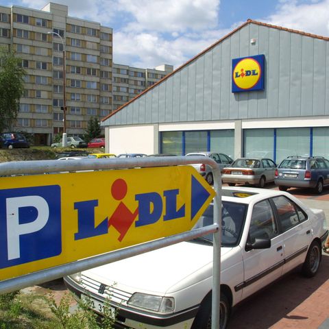 Parkplatz bei Lidl
