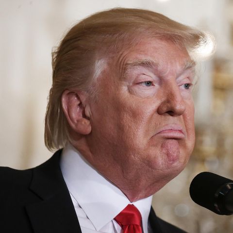Donald Trump ist nicht amüsiert .