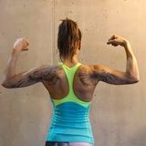 Raten Sie mit: Welcher 45-jährigen Powerfrau gehört dieser muskulöse Rücken?