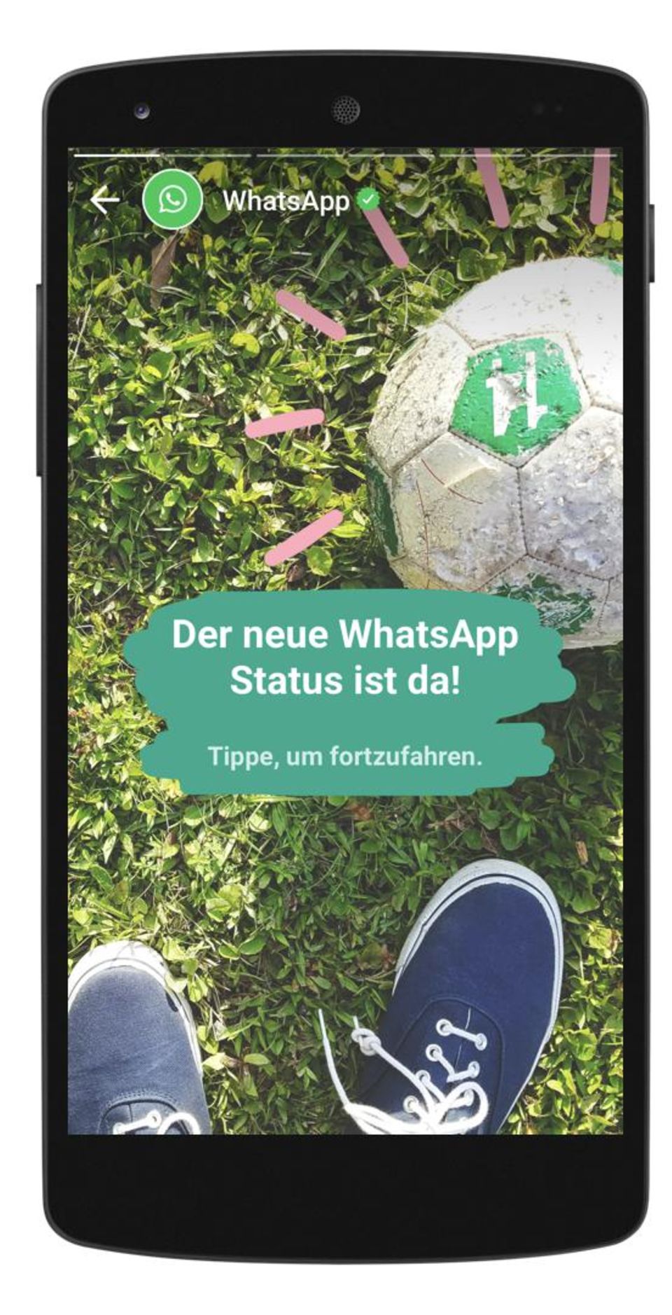 WhatsApp: Nach dem Update: Animierte Multimedia-Status-Meldungen. Nach dem Update: Animierte Multimedia-Status-Meldungen.