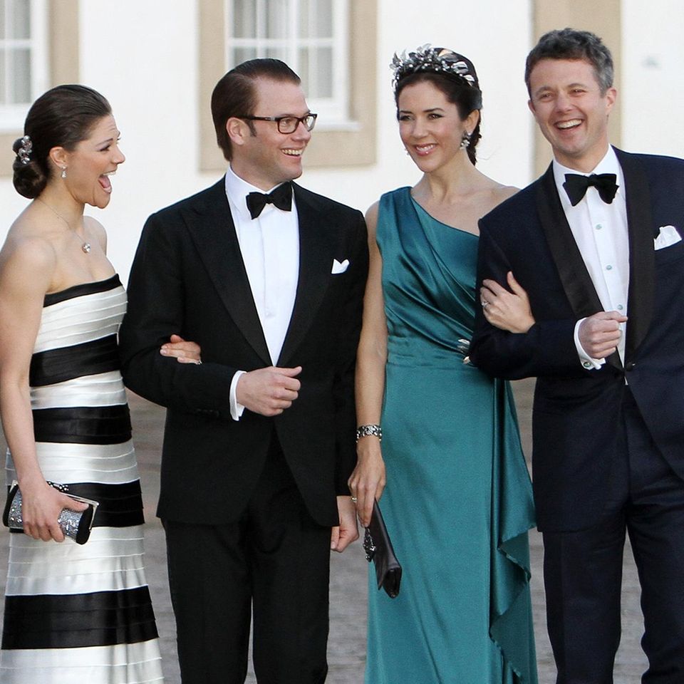 Prinzessin Victoria, Prinz Daniel, Prinzessin Mary + Prinz Frederik