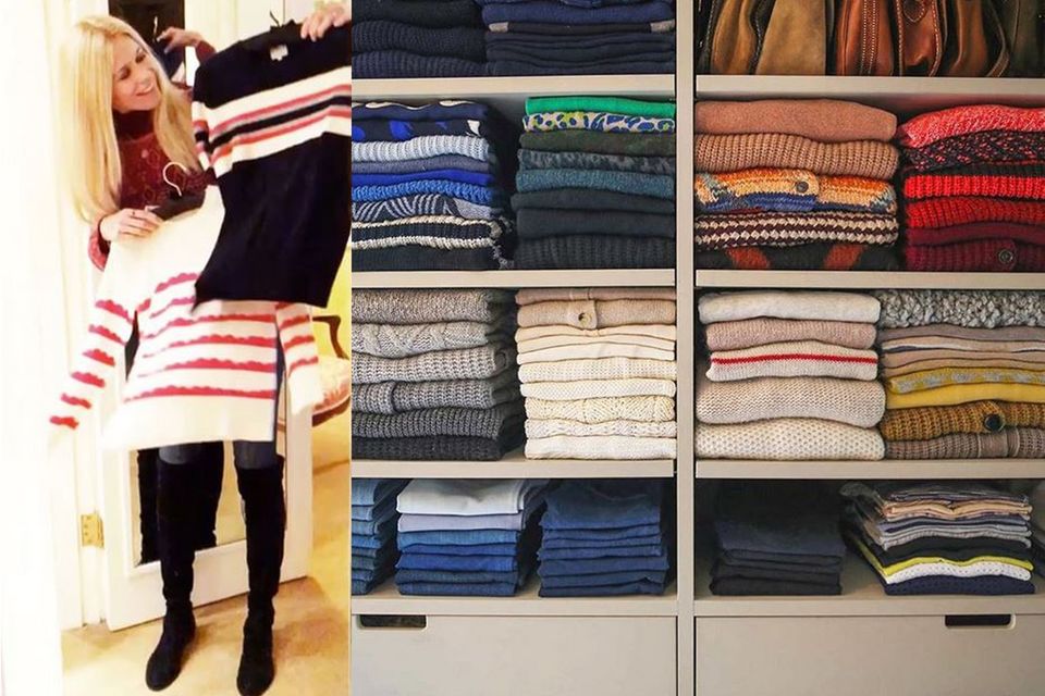 Claudia Schiffer kann gar nicht genug von Strick bekommen. Stolz präsentiert das Model unter dem Namen "Claudia Schiffer Knitwear" ihre eigene Pullover-Kollektion und öffnet für die Fans ihren Kleiderschrank. 