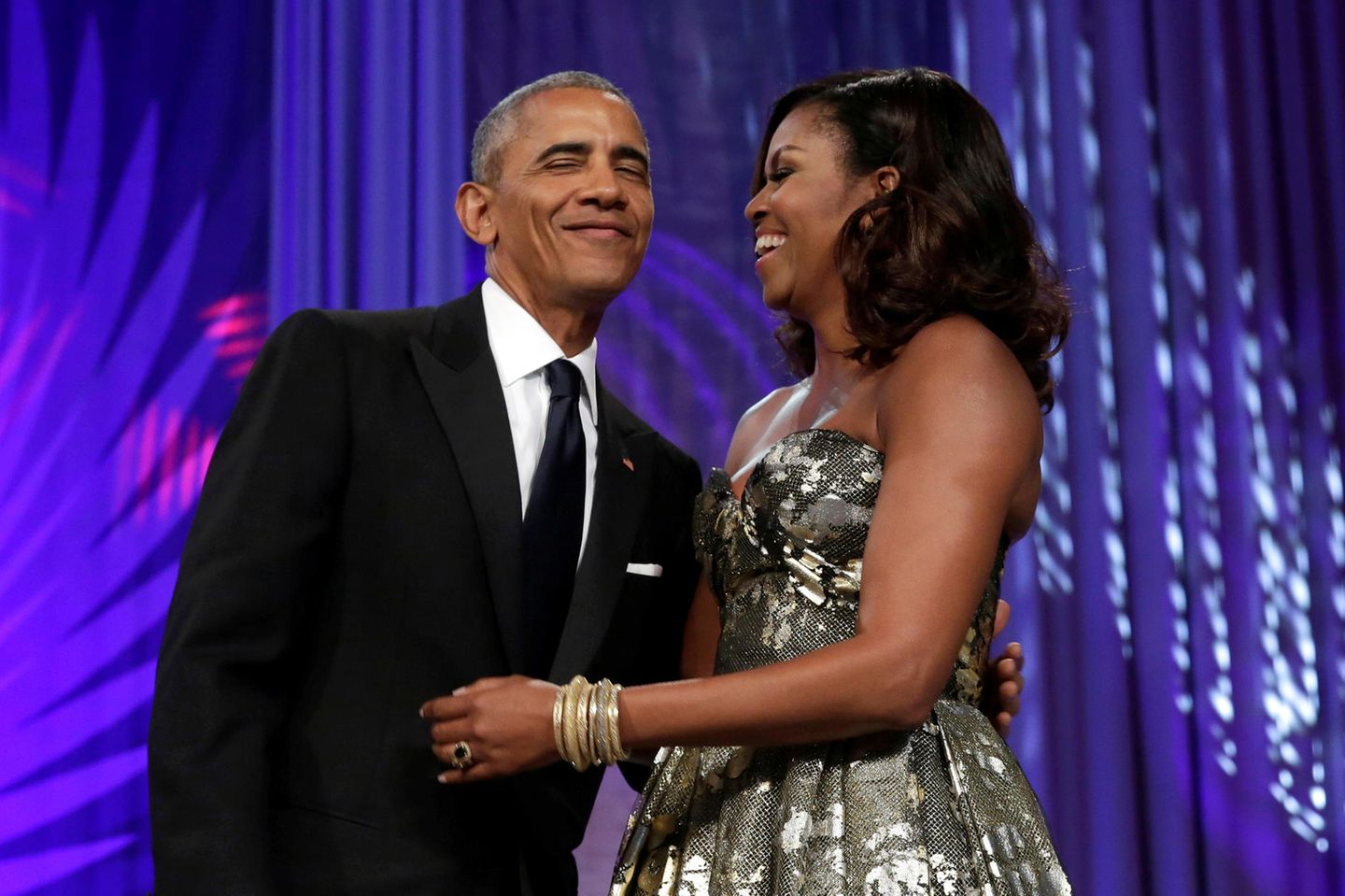 Barack Obama und Michelle Obama 