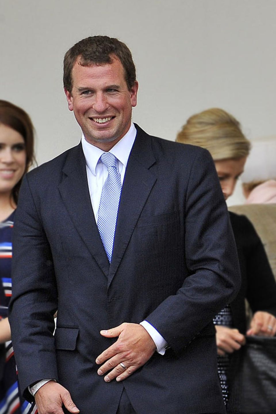 Peter Phillips + Queen Elizabeth Peter Phillips + Queen Elizabeth