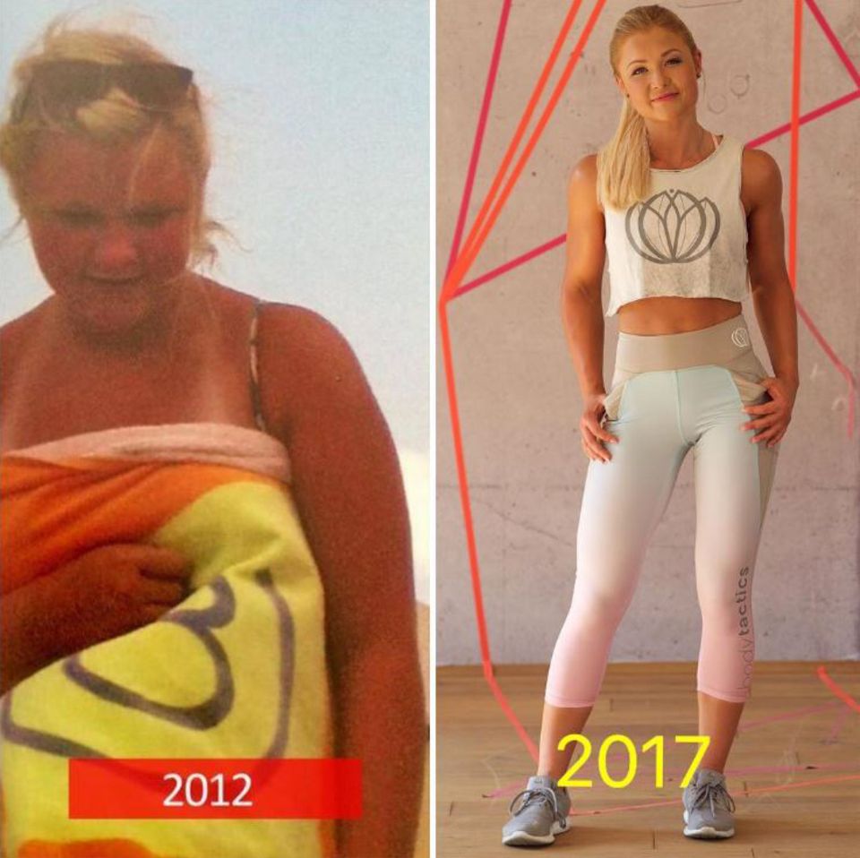 Kaum zu glauben! Noch vor nur fünf Jahren sah Sophia Thiel so aus. Ganze 30 Kilo mehr hatte sie damals auf den Hüften. Doch heute ist sie super schlank und definiert trainiert.