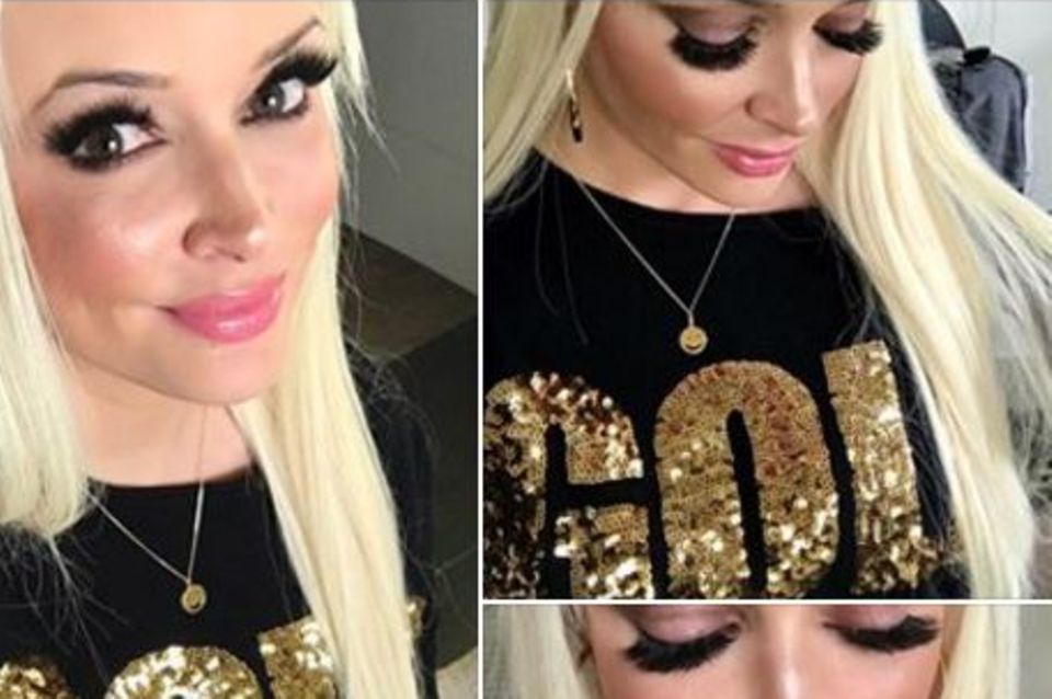 Daniela Katzenberger: "Wimpern wie ein Kehrbesen" "Wimpern wie ein Kehrbesen"