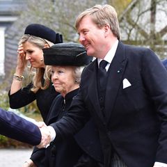 Aus den Niederlanden kommen König Willem-Alexander, Königin Máxima und Prinzessin Beatrix.