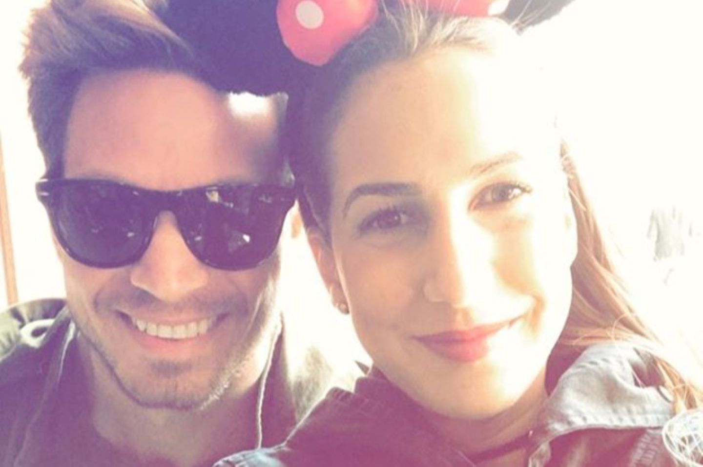 Sebastian Pannek und Clea-Lacy im Disneyland Paris