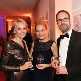 Andrea Kästel (Sisley), Britta Bartholomä (La Prairie) und Bart de Boever (LVMH / Dior) 