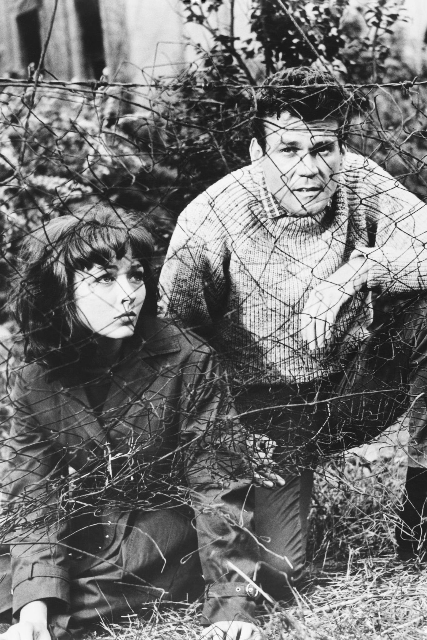 1962   Christine Kaufmann an der Seite von Don Murray im Fluchtdrama "Tunnel 28".