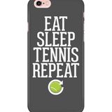 Profi-Affirmation: Handycase "Eat Sleep Tennis Repeat" (ca. 20 Euro, store.tennisevolution.com)