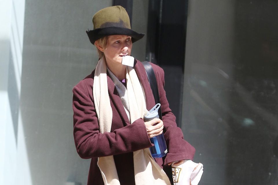 Cynthia Nixon: Cynthia Nixon unterwegs in New York Cynthia Nixon unterwegs in New York