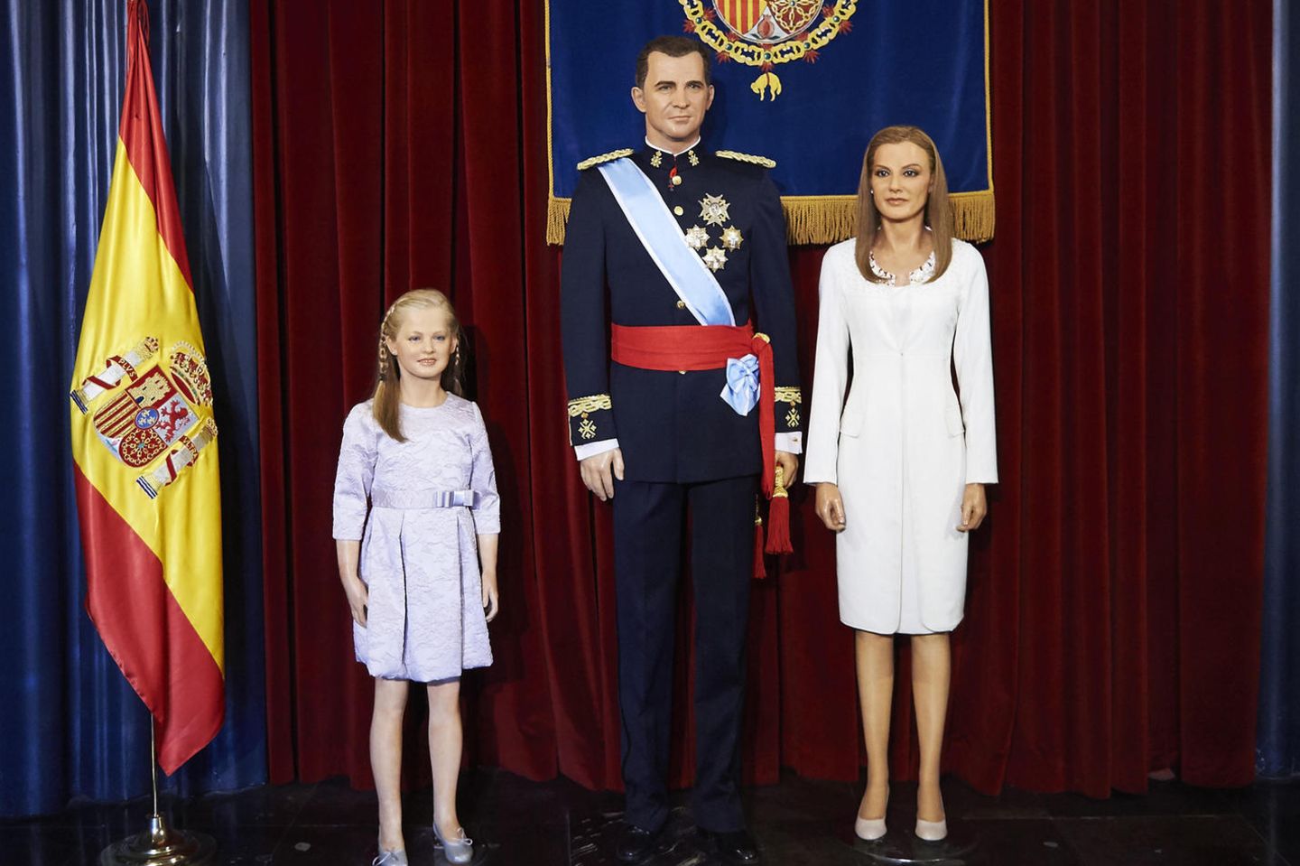 Kronprinzessin Leonor, König Felipe, Königin Letizia