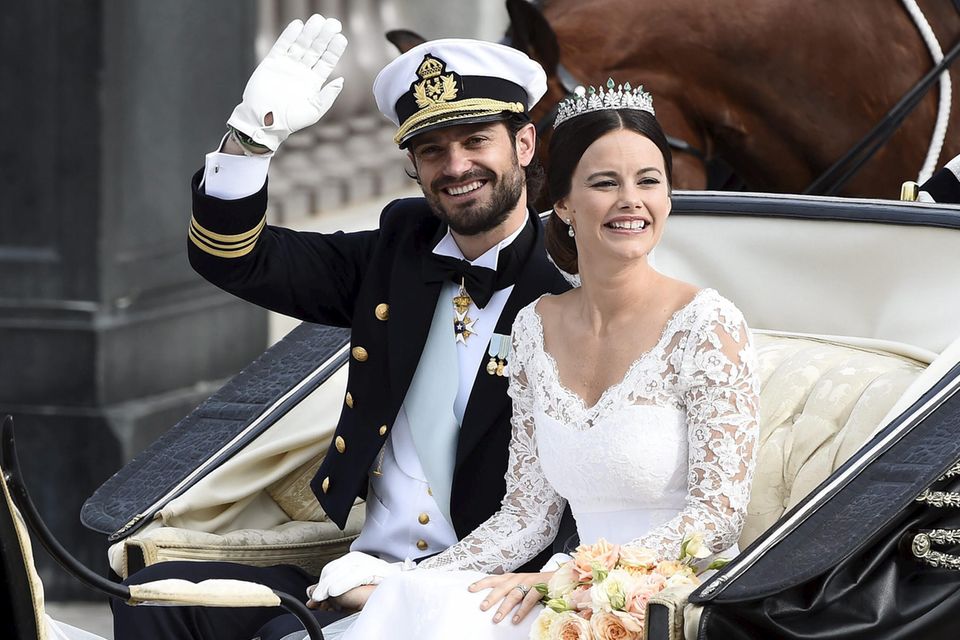 Braut-Styling: Prinz Carl Philip und Prinzessin Sofia Prinz Carl Philip und Prinzessin Sofia